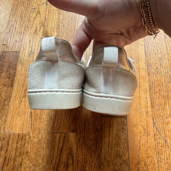 Veja Kids' Sneakers V-10 LEATHER MULTICO WHITE SHINY sz: 2 - Picture 6 of 7